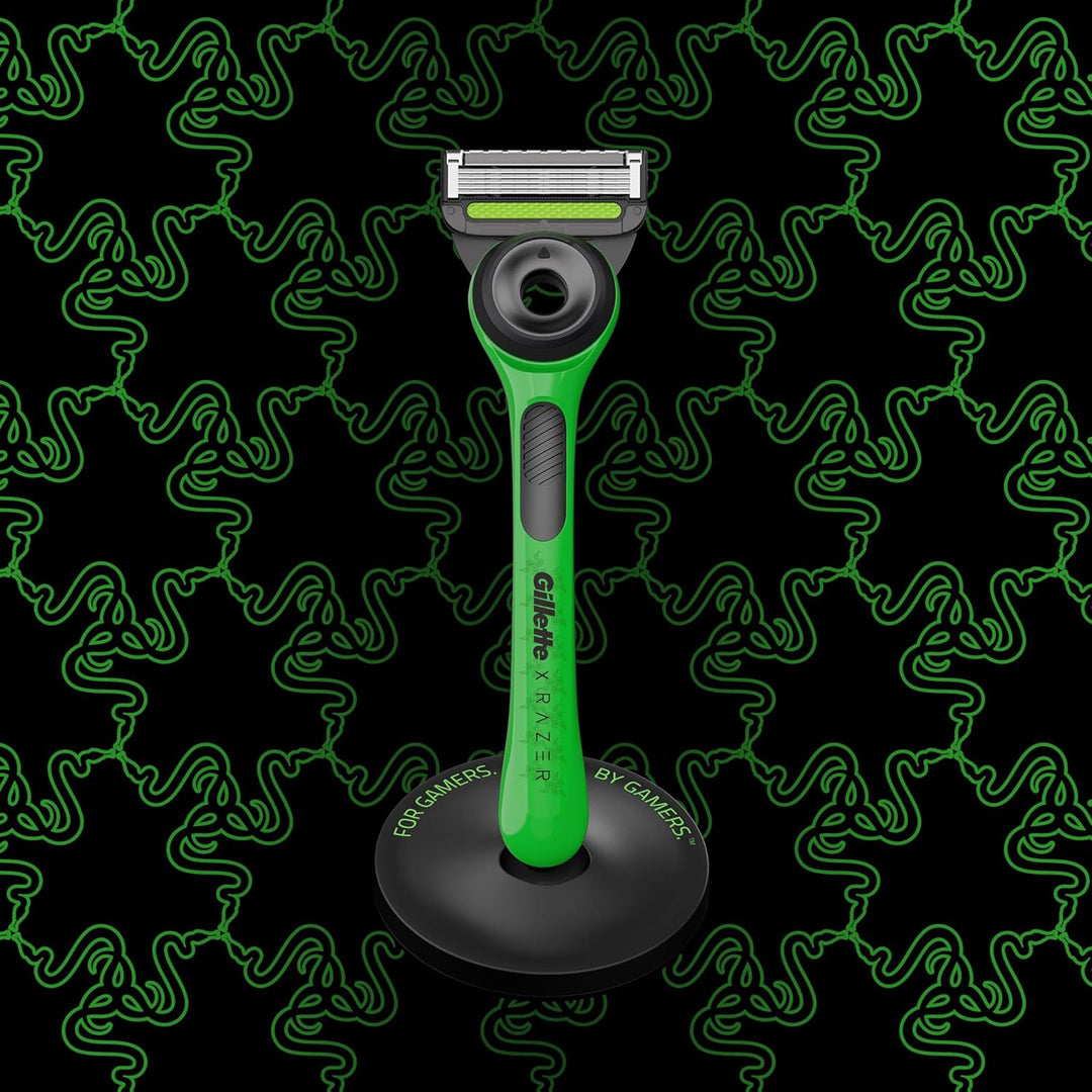 Gillette Labs Nassrasierer Herren, Limited Edition Rasierer mit Reinigungs-Element + 5 Rasierklingen
