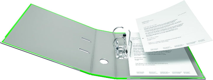 Original Falken 5er Pack PP-Color Kunststoff-Ordner. Made in Germany. 8 cm breit DIN A4 Pastell-Farb