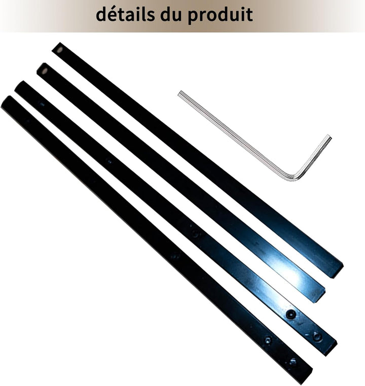 Führungsschienenverbinder – Set mit 4 Stück für Makita und Festool P-45777, kompatibel mit gerade, a