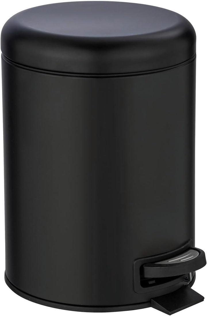 WENKO Treteimer Mod. Leman, 5 Liter, mit herausnehmbarem Einsatz, aus lackiertem Stahl, 21 x 24 x 28
