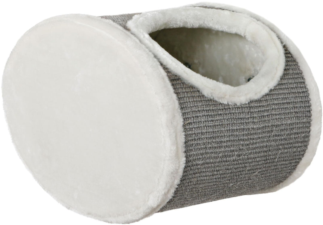 Trixie 49921 Kuschelhöhle zur Wandmontage, 42 × 29 × 28 cm, weiss/grau