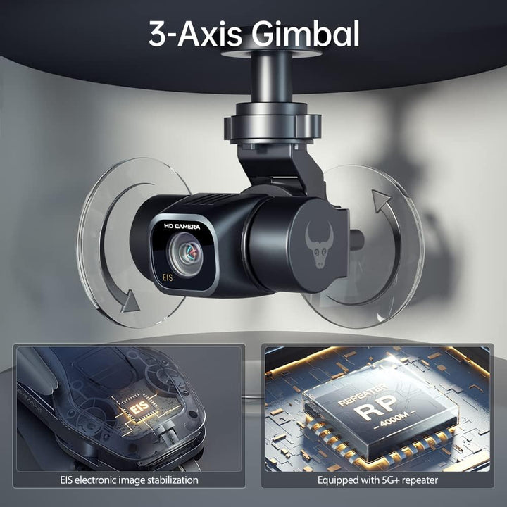 X-Verse ZLL SG906 MAX2 Drohne mit Kamera 4K HD, 4km RC, 3 Achsen Gimbal+EIS, Hindernisvermeidung in