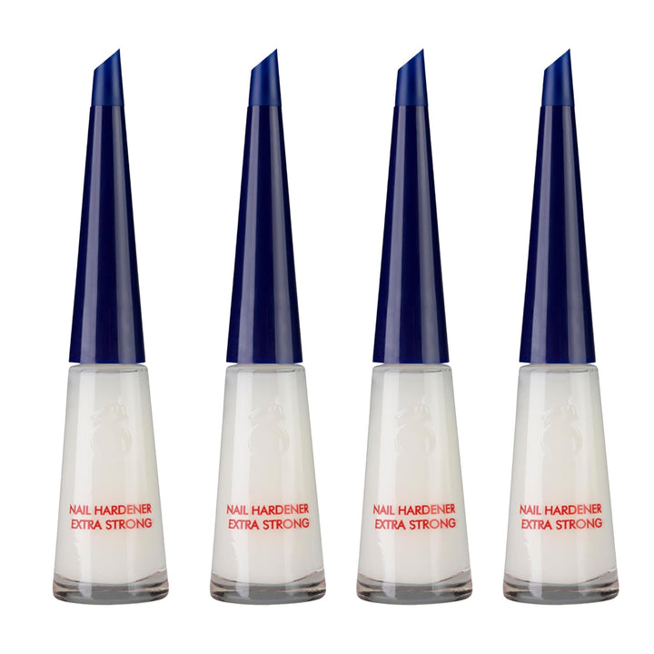 Herome 4-Pack Nagelhärter Extra Stark (Nail Hardener Extra Strong) - Nagelverstärker Garantiert Fest