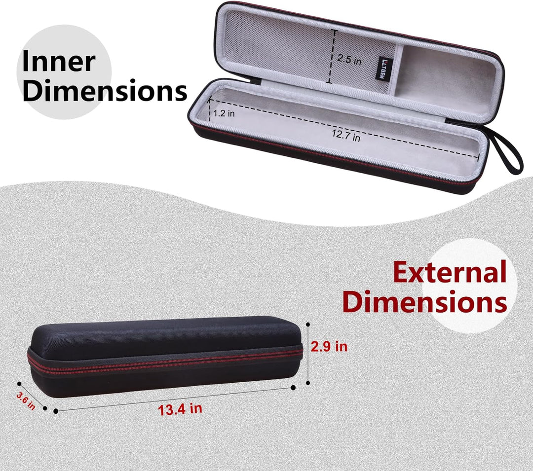LTGEM Hard Case for Brother DS-940DW Compact Mobile Document Scanner - Protective Carrying Storage B