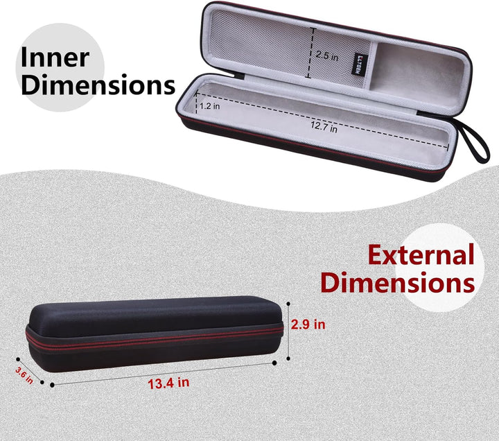 LTGEM Hard Case for Brother DS-940DW Compact Mobile Document Scanner - Protective Carrying Storage B