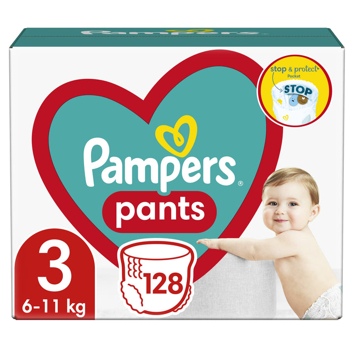 Pampers (Alte Version), Pants Boy/Girl 3 128 pc(s) S (128 Stück), S (128 Stück)