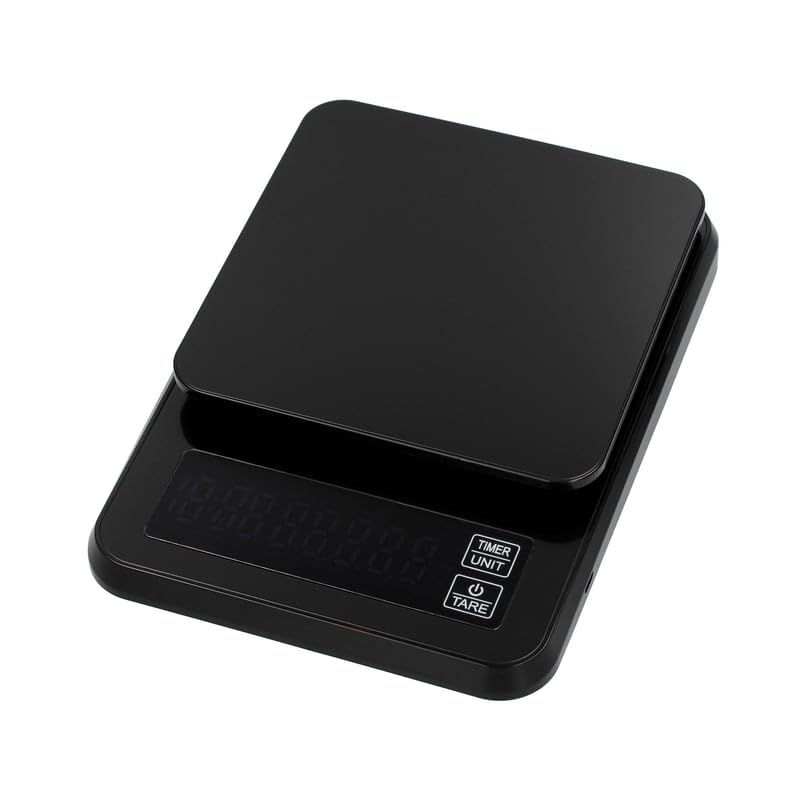 Barista Space Präzisions-Kaffeewaage integriertem Timer und beleuchtetem Display, ideal für Portafil