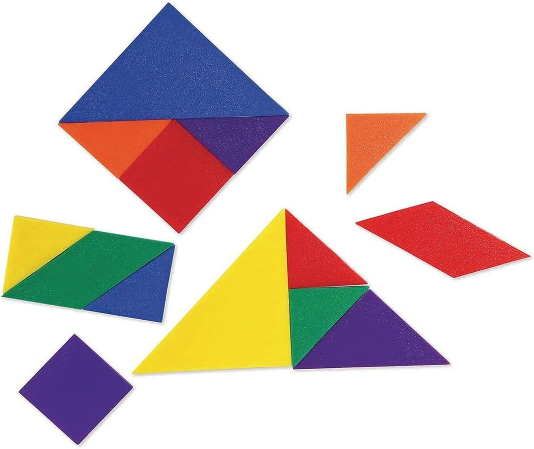 Learning Resources Sechsfarbige Tangrams „Six-Colour Tangrams“