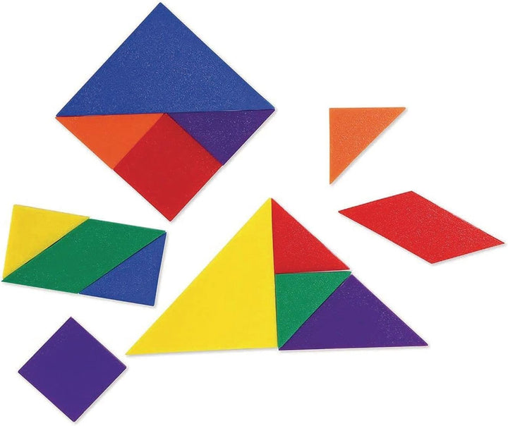Learning Resources Sechsfarbige Tangrams „Six-Colour Tangrams“