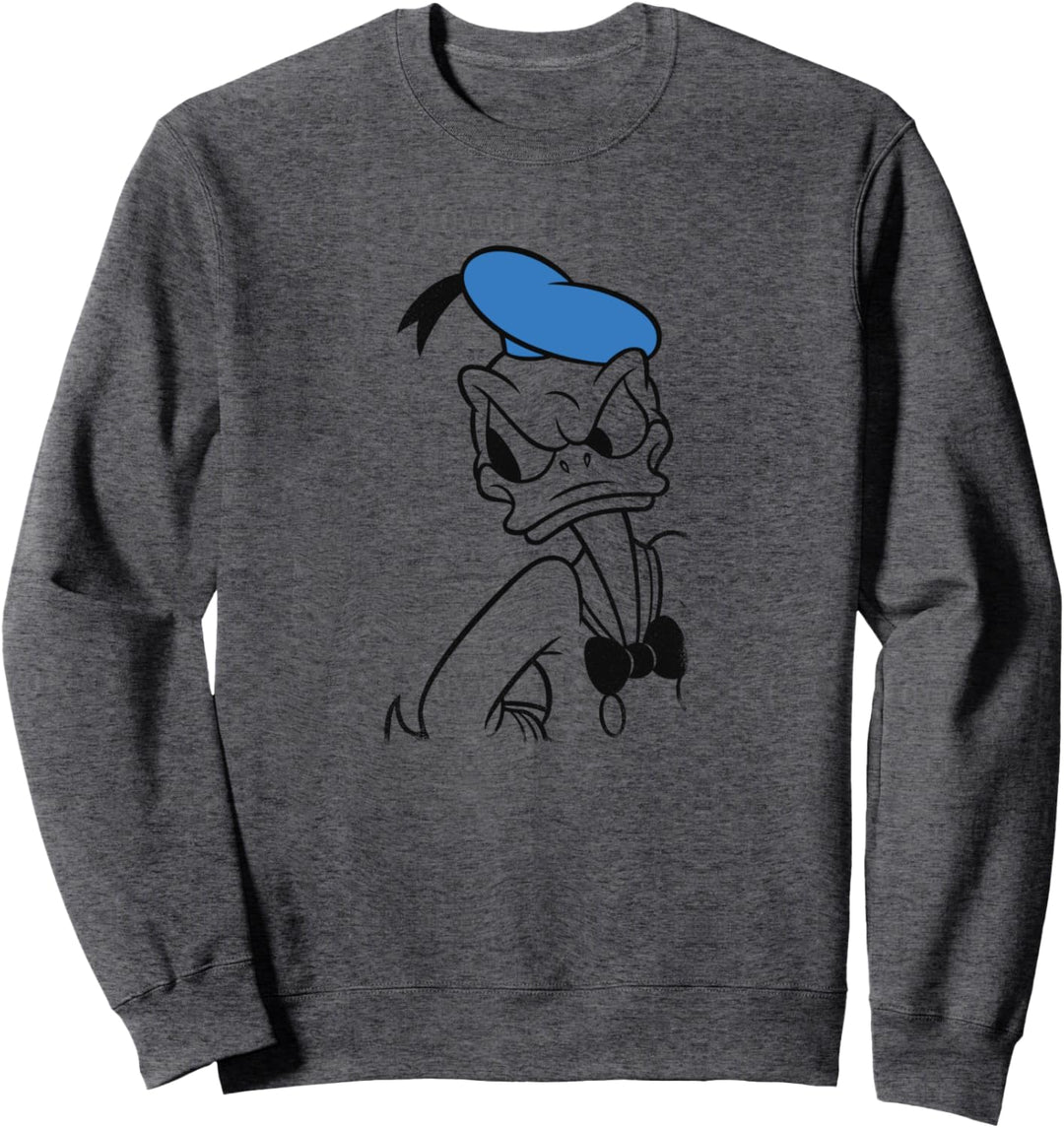 Disney Mickey And Friends Donald Duck Tonal Portrait Sweatshirt