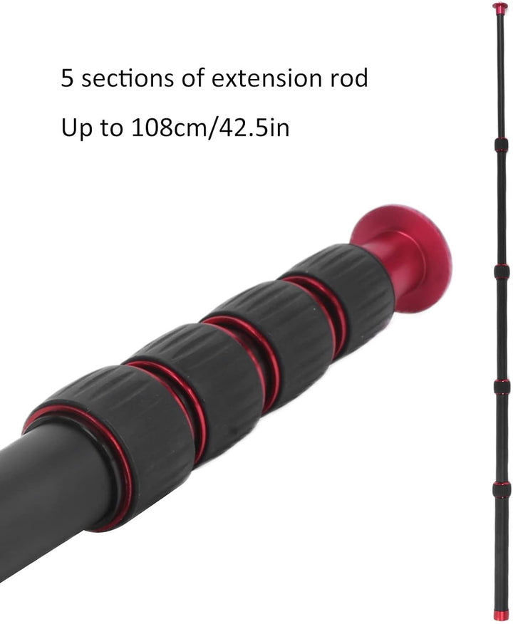 Manbily Kamera Monopod Stativ Verlängerung Stange LR255 Aluminium Legierung Monti Erbares Monopod Ro
