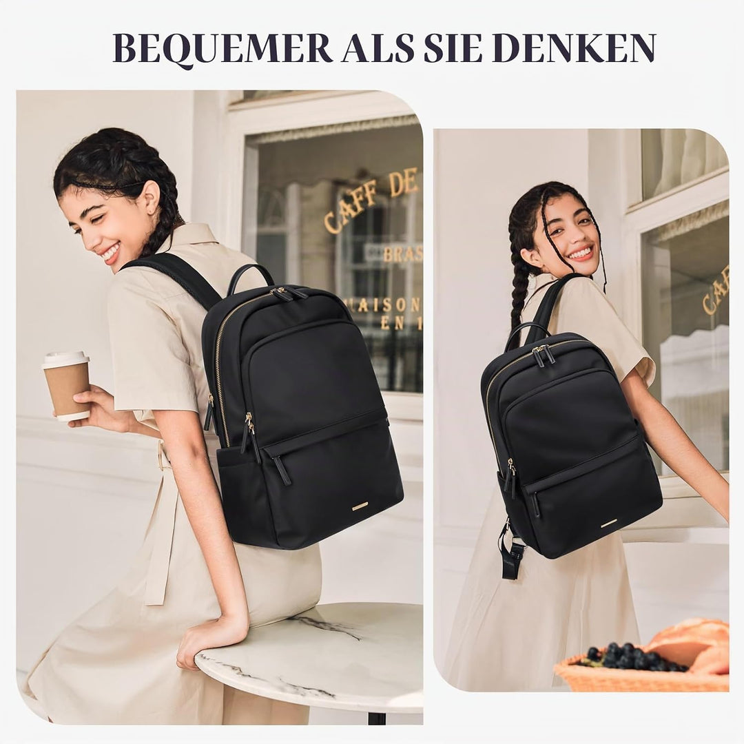 GOLF SUPAGS Laptop Rucksack für Damen Casual Daypack für Arbeit Reisen College Schulrucksack Handtas