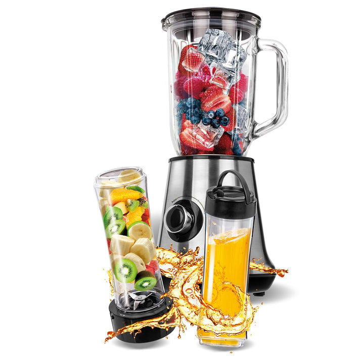 MPM MBL-15M blender 1 L Tabletop blender 450 W Stainless steel