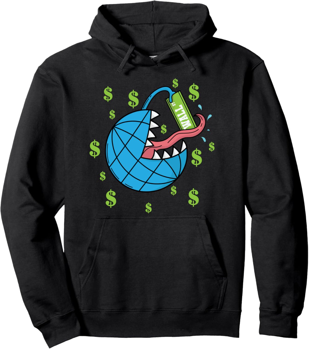 Internet gegen Wallstreet Shortseller gegen Hedgefond Manager Pullover Hoodie