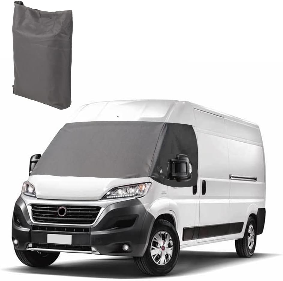 Frontscheiben Abdeckung Reisemobil passend für FIAT Ducato 2006–2014, Luxus Scheibenabdeckung Wohnmo