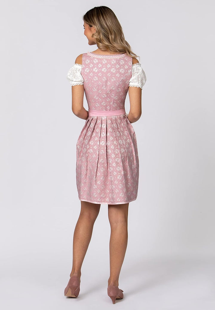 Stockerpoint Damen Dirndl Cindy Kleid für besondere Anlässe 34 Rosa, 34 Rosa