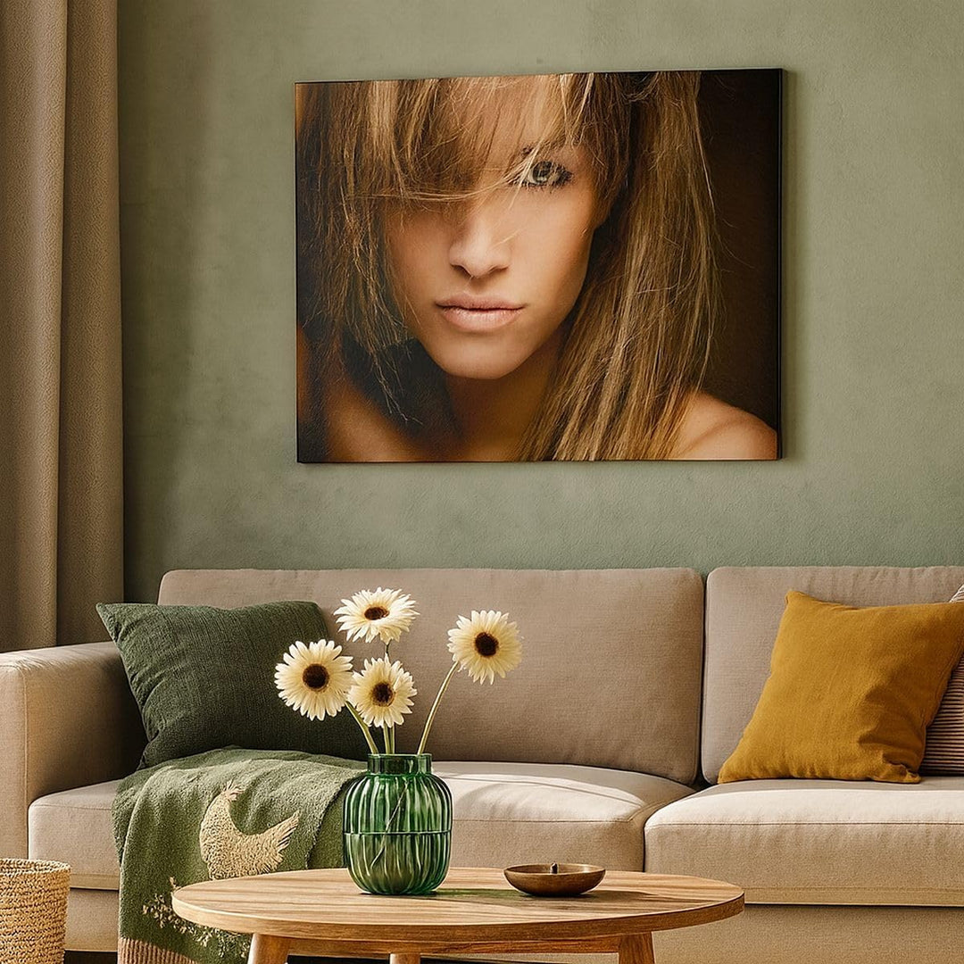 Bilder auf Leinwand Weiblich mode modell nackt Leinwandbild 70x50cm Wandbilder Dekoration Wohnzimmer