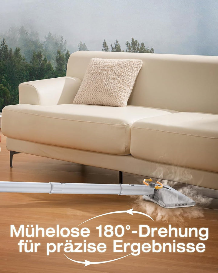 LABIGO 10-in-1 Dampfreiniger mit abnehmbarem Handgerät, 350ml Tank, 10s Aufheizzeit, 248°F (120°C) D