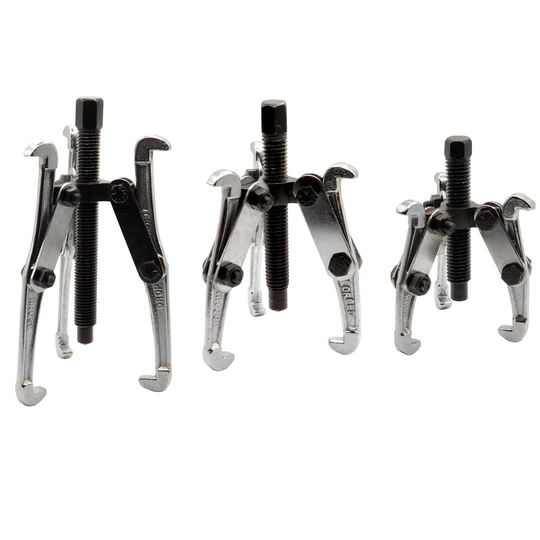 Abzieher Set 75mm 100mm 150mm Lagerabzieher Profi 3-armig innen aussen Lager Kugellager 3-teilig Rad