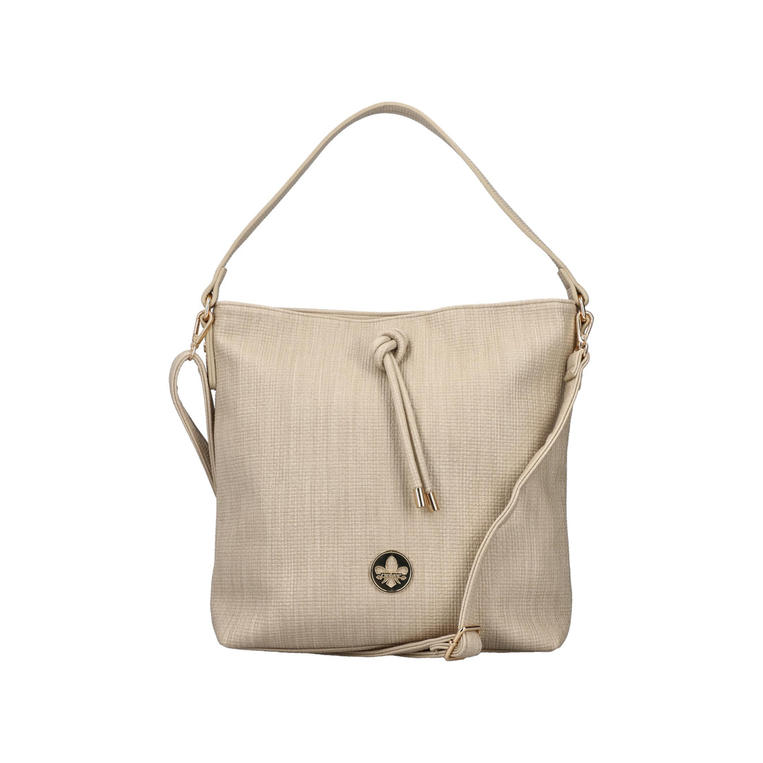 Rieker Damen H1514 Umhängetasche Beige, Beige