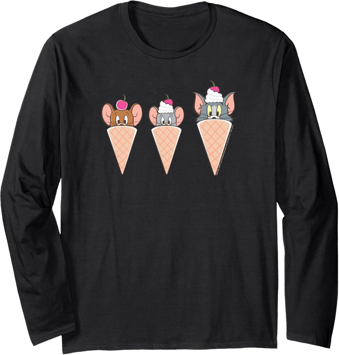 Tom and Jerry Cherry on Top Langarmshirt