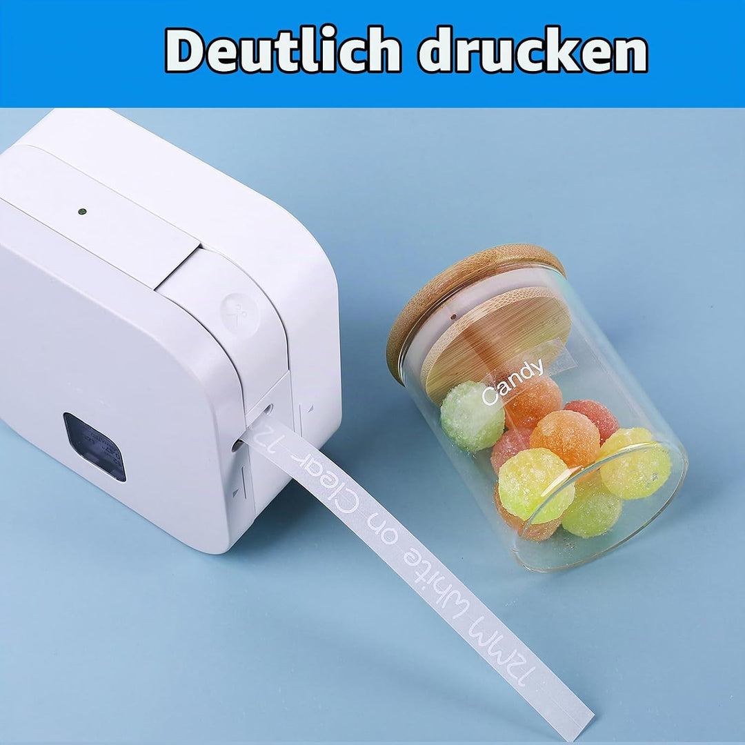 MarkField 4x Kompatibel mit Brother P-Touch Bänder TZ TZe-231 131 135 335 Bunt Band Laminiert 12mm 0