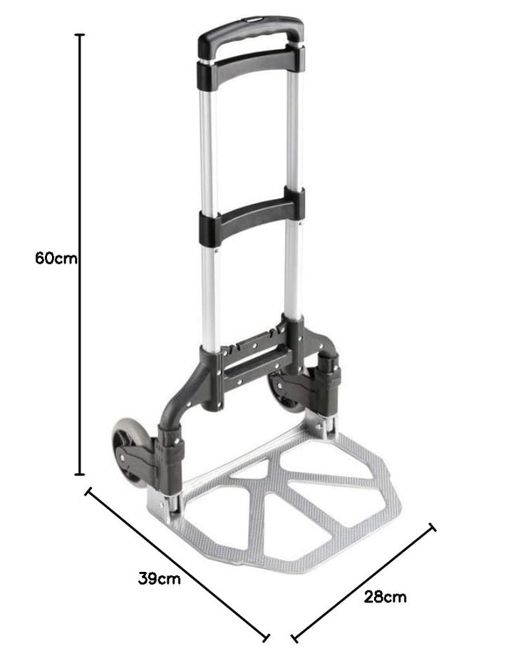 Adam Hall Accessories Porter - Zusammenklappbare Sackkarre mit verriegelbarem Ausziehgriff, AHPORTER