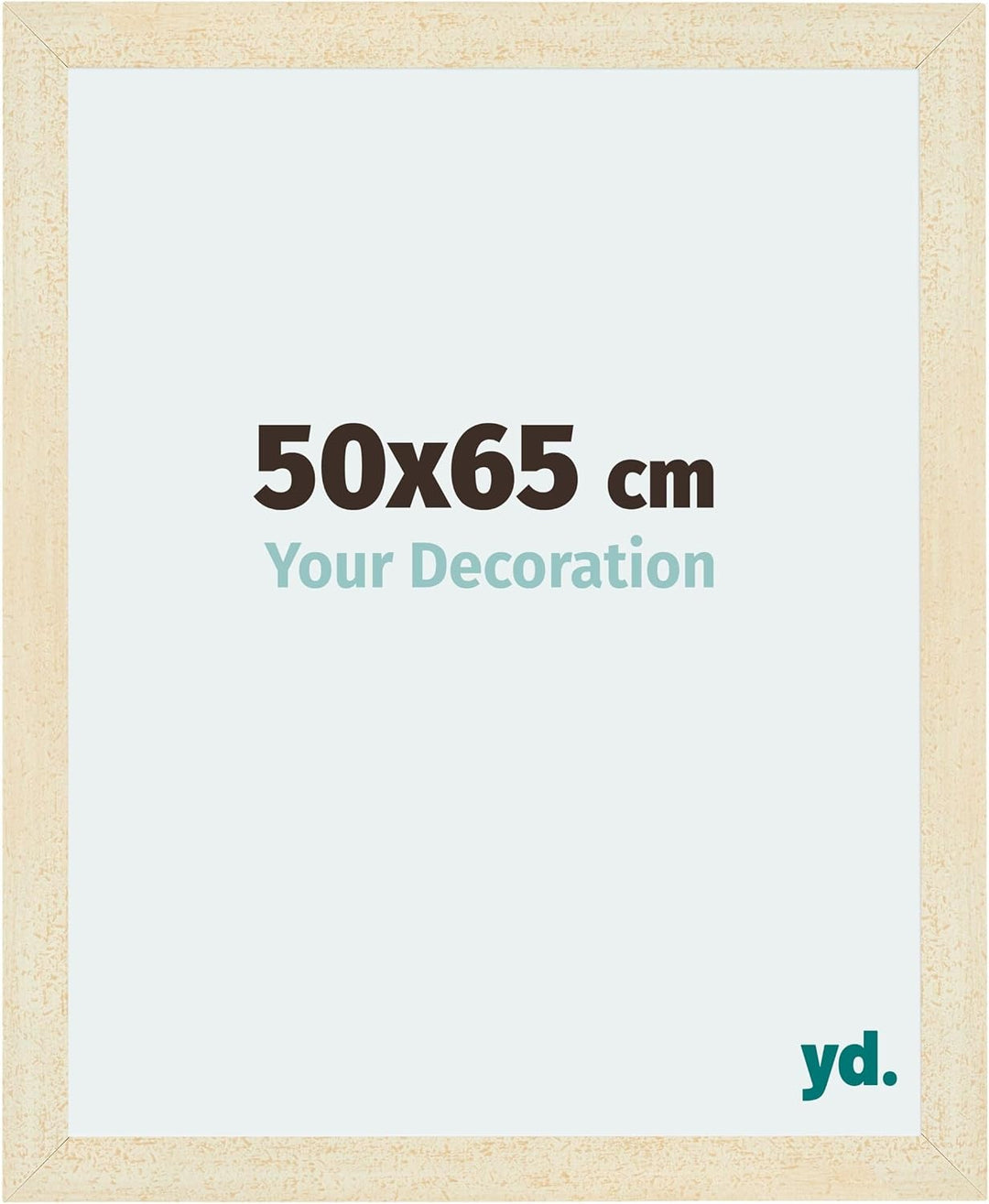 yd. Your Decoration - Bilderrahmen 50x65 cm - Bilderrahmen aus MDF mit Acrylglas - Antireflex - Ausg