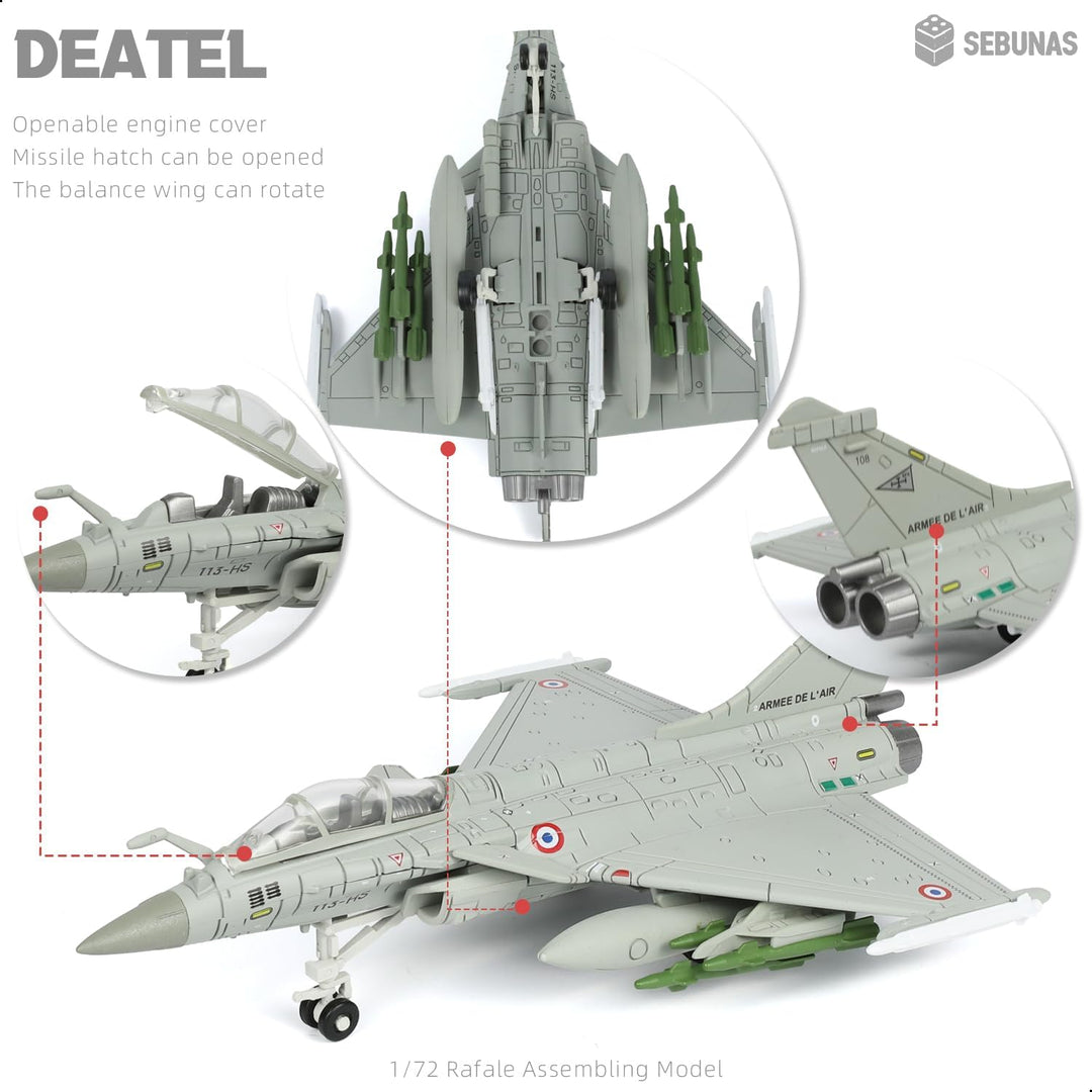 Dassault Rafale Eurofighter Modell Dassault Rafale 1/72 – Plastikmodellbausatz Kampfflugzeug Selbstb