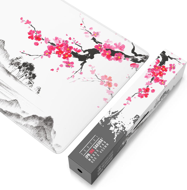 TITANWOLF - XXL Speed Gaming Mauspad 900 x 400mm - XXL Mousepad - Tischunterlage Large Size - verbes