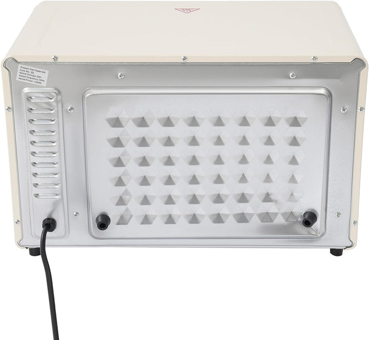 Backofen 22L, Pizzaofen 1000W, 120 °C-250 °C, Timer 0-60 Min, Miniofen mit Backblech Grillrost für F