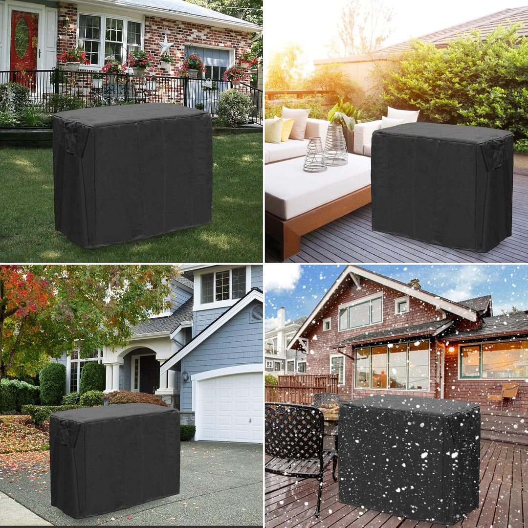 onlyfire Grillabdeckung, Grill Abdeckung, Grillabdeckung Wetterfest, 600D PVC, 104 × 61 × 81 cm, Abd