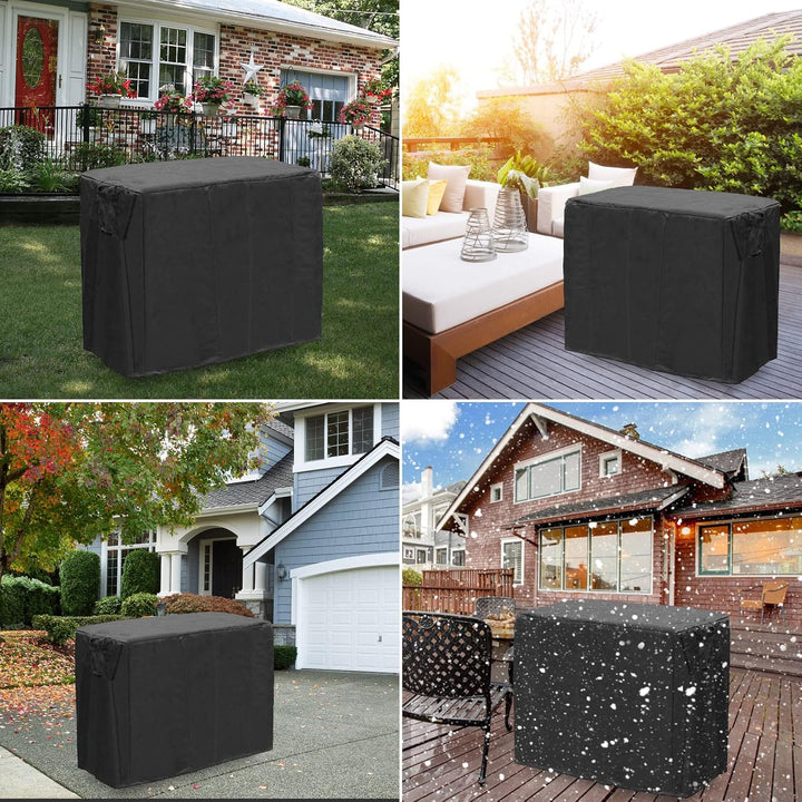onlyfire Grillabdeckung, Grill Abdeckung, Grillabdeckung Wetterfest, 600D PVC, 104 × 61 × 81 cm, Abd