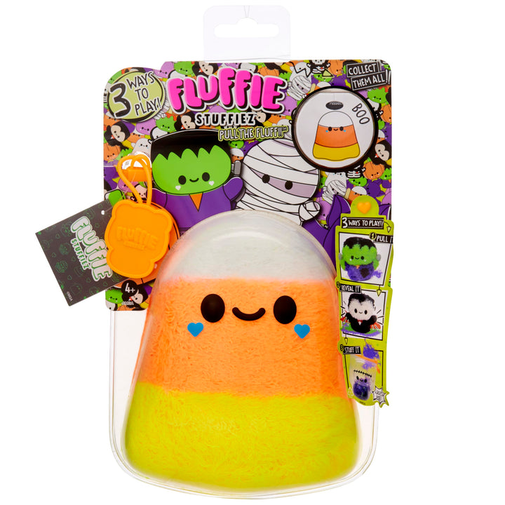Fluffie Stuffiez Halloween Candy Corn - Kleines Plüsch-Sammlerstück - Überraschung beim Auspacken -