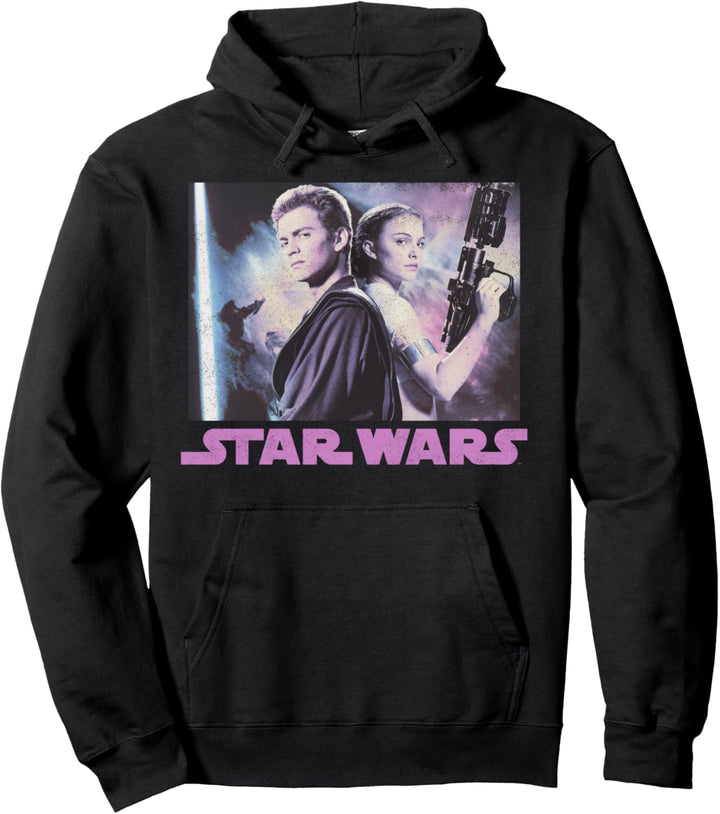 Star Wars Annakin And Padme Classic Portrait Pullover Hoodie