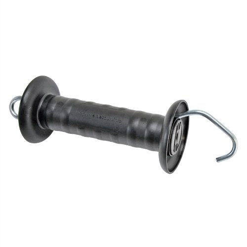VOSS.farming 20x Grosse Torgriffe mit Zugbegrenzung und Haken - Farbe: schwarz - Weidezauntorgriff -