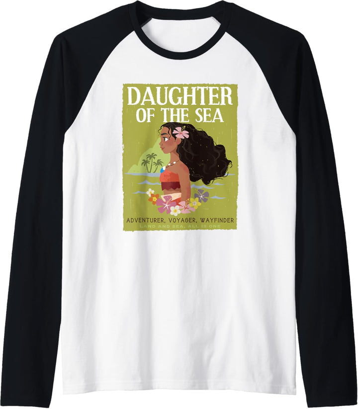 Vaiana Daughter of the Sea Raglan