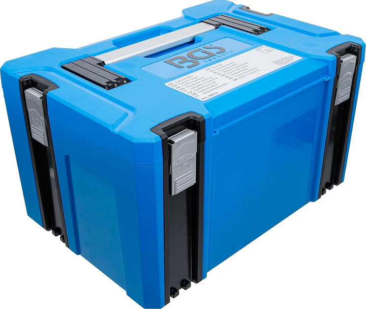 BGS 80012 | Systemkoffer Grösse L für Werkzeug | ABS-Kunststoff | stapelbar Systemkoffer | Grösse L,