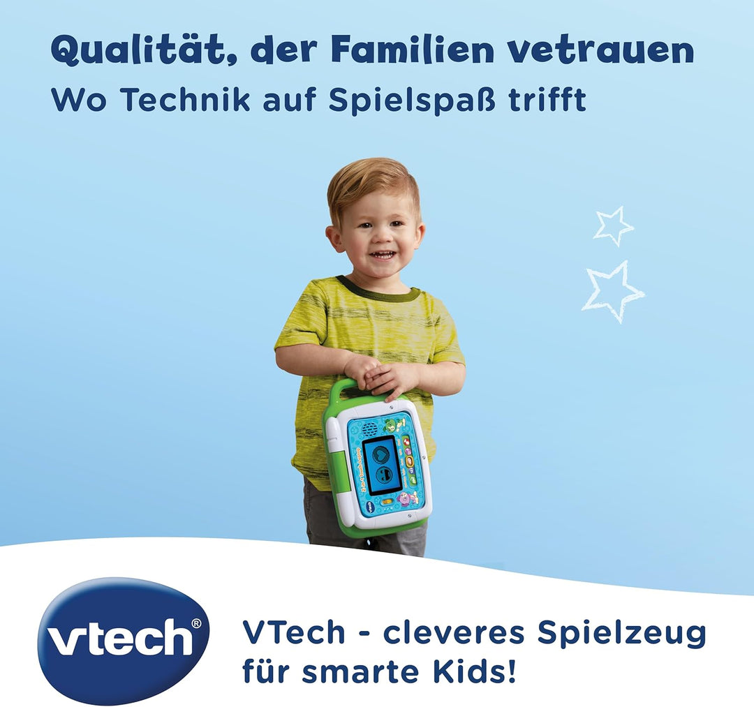 VTech 2-in-1 Touch-Laptop – Lerncomputer und Touch-Tablet zum Lernen von Buchstaben und Zahlen – Für