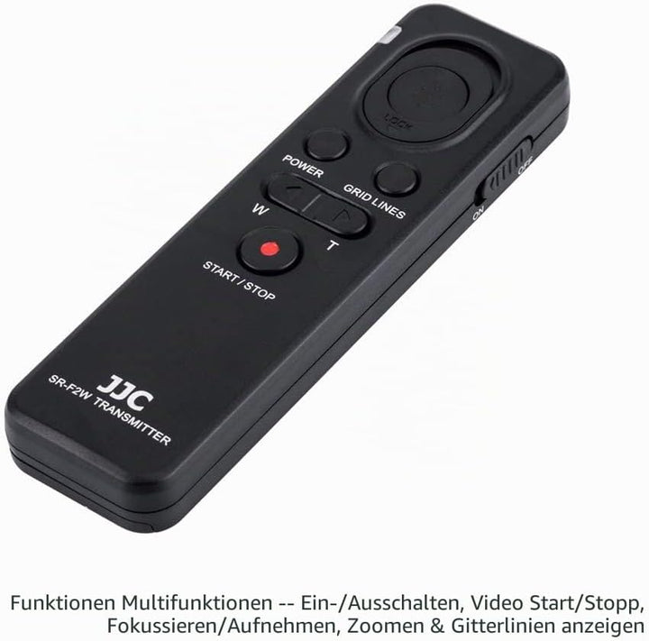 JJC 2.4G 100M Wireless Empfänger und Fernbedienung Commander Kit für Sony Alpha/Cyber-Shot Kameras u