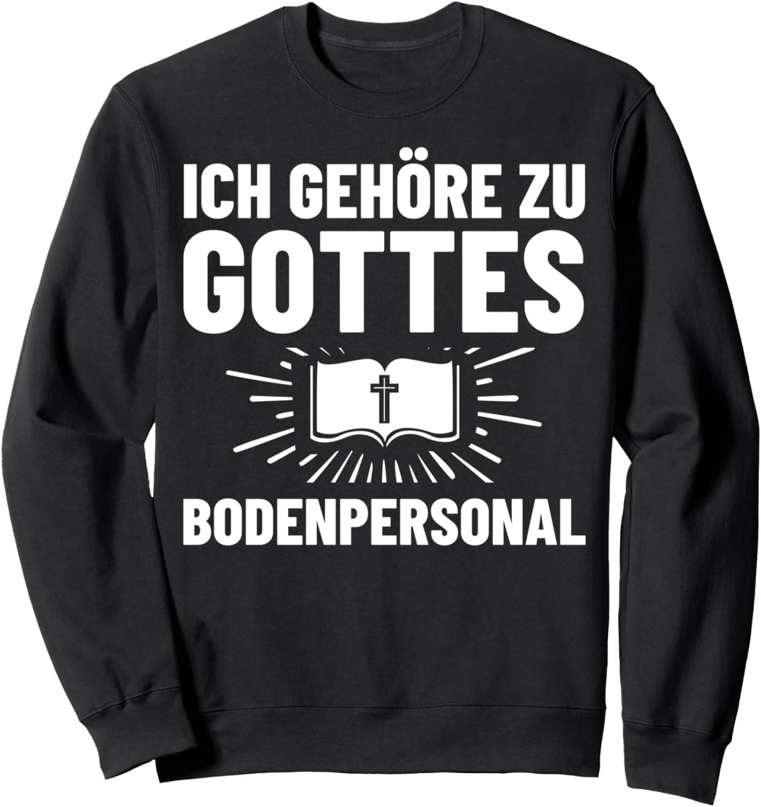 Pfarrer Kostüm Pastor Kleidung Gottesmann Geistlicher Sweatshirt