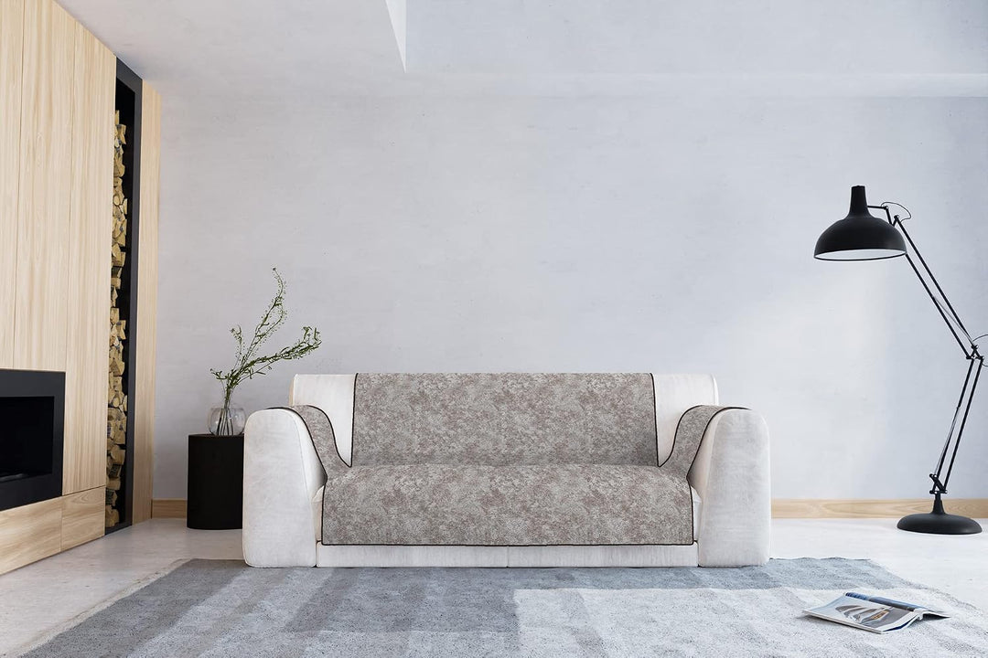 Italian Bed Linen “Glamour” rutschfest Sofa Abdeckung, Braun, 2 Plätze Maxy 2 Plätze maxy Braun, 2 P