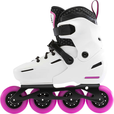 Rollerblade Mädchen Apex Inlineskate 235 White/Pink, 235 White/Pink