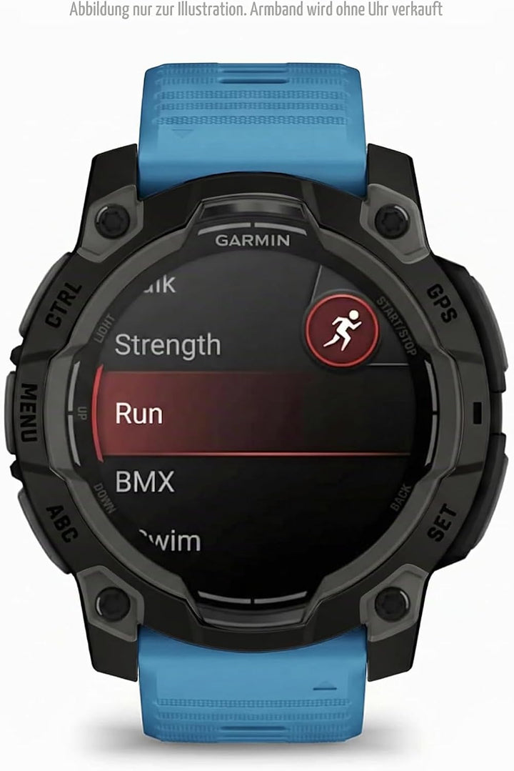 Garmin Quickfit Armband, Silikon, passend für Fenix, Epix, Instinct Serie, Forerunner 745/945/955, M