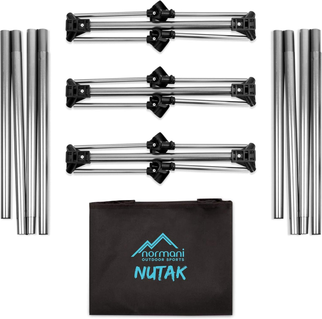 normani Ultraleichtes Klappbett Aluminium Feldbett Faltbares Campingbett NUR 2985g! Maximale Belastb