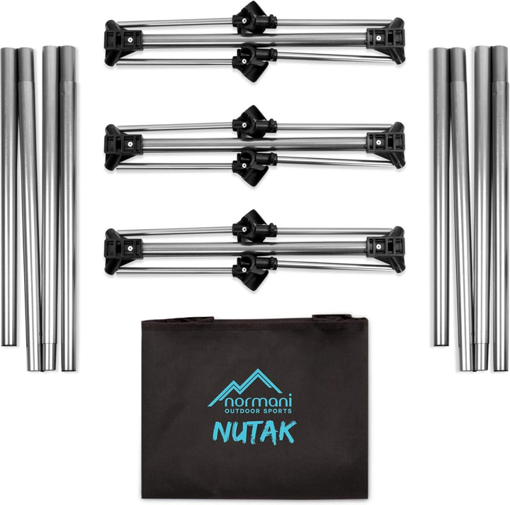 normani Ultraleichtes Klappbett Aluminium Feldbett Faltbares Campingbett NUR 2985g! Maximale Belastb