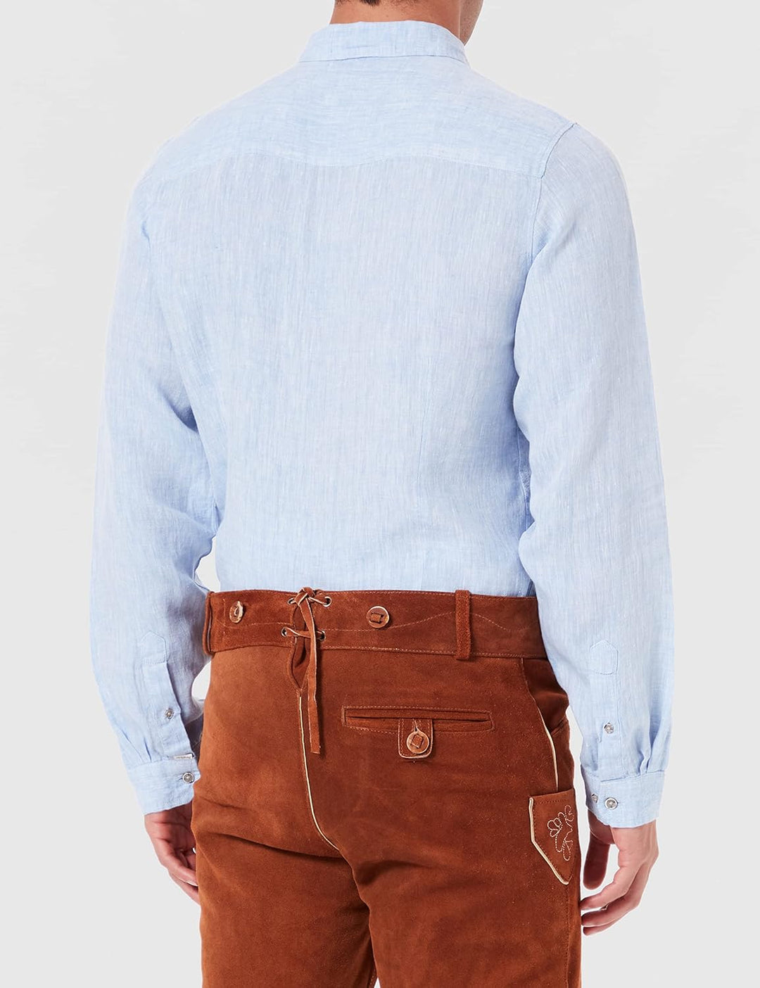Bergfeuer Herren Fernando Trachtenhemd M Hellblau, M Hellblau