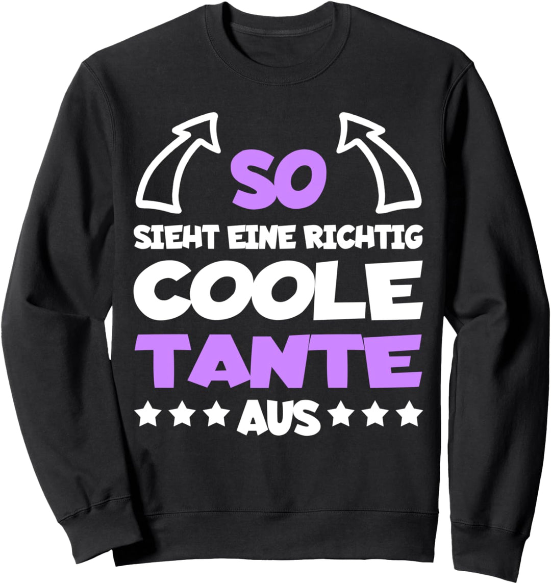 Coole Tante Lustiger Spruch Patentante Taufe Geburt 2022 Sweatshirt