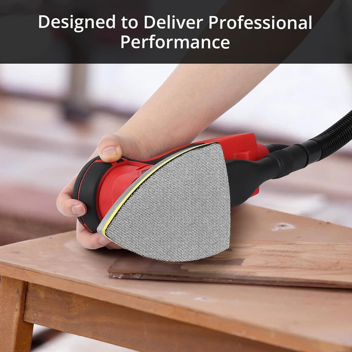 350W Brushless Electric Sander, Detail & Random Orbital Multi-Sander for Wood, 5-Speed Variable 4000