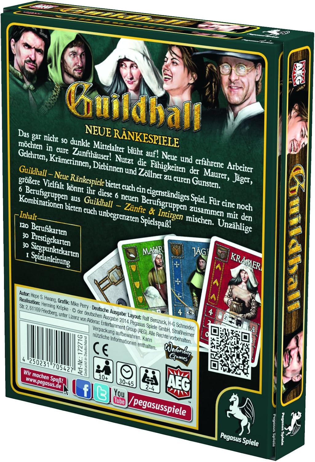 Pegasus Spiele Guildhall - Neue Ränkespiele (Kartenspiel)